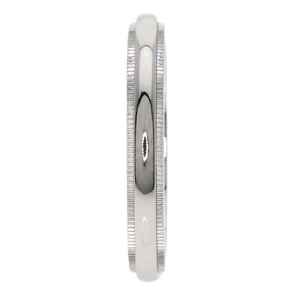 TIFFANY&Co. Milgrain Ring Platinum PT950 Ladies [Used]
