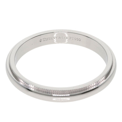 TIFFANY&Co. Milgrain Ring Platinum PT950 Ladies [Used]