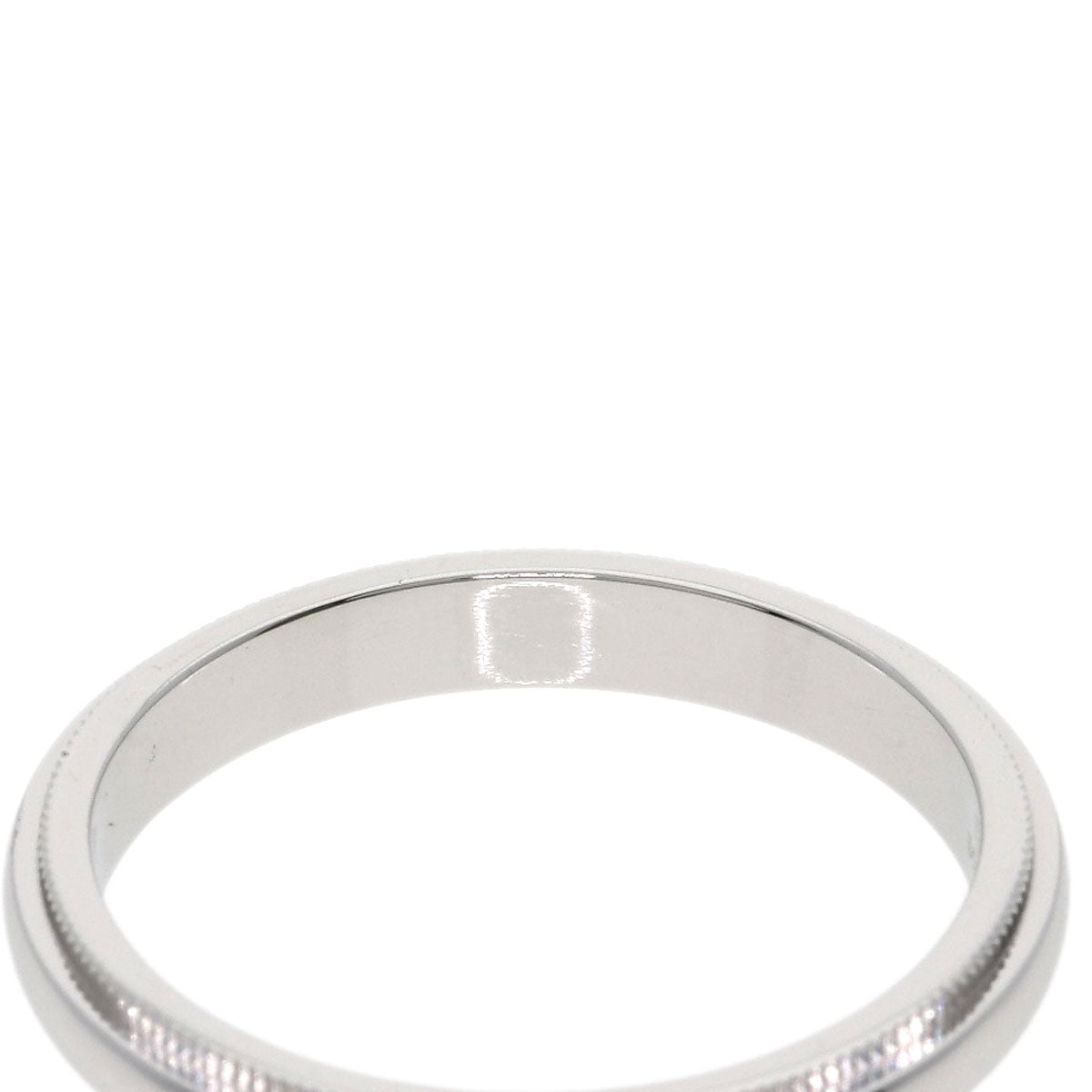 TIFFANY&Co. Milgrain Ring Platinum PT950 Ladies [Used]