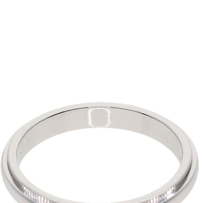 TIFFANY&Co. Milgrain Ring Platinum PT950 Ladies [Used]