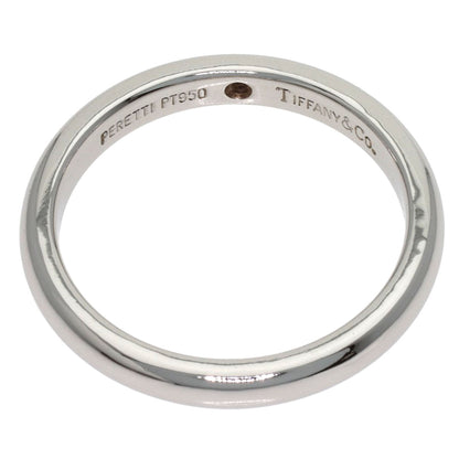 TIFFANY&Co. Band ring with 1 diamond Ring Platinum PT950 Ladies [Used]