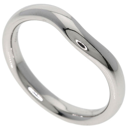 TIFFANY&Co. Curved band Ring Platinum PT950 Ladies [Used]