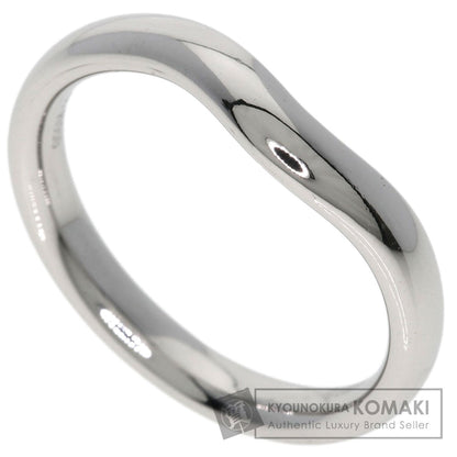 TIFFANY&Co. Curved band Ring Platinum PT950 Ladies [Used]