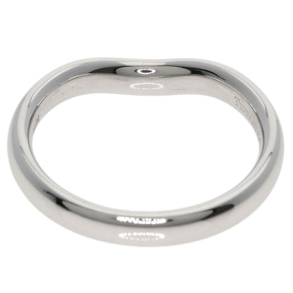 TIFFANY&Co. Curved band Ring Platinum PT950 Ladies [Used]