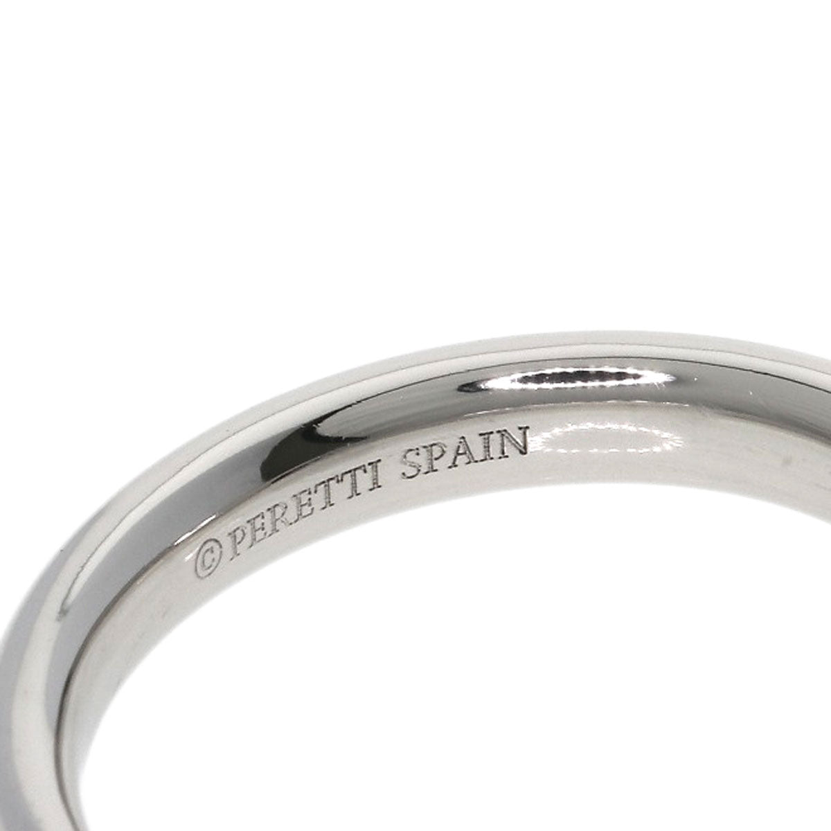 TIFFANY&Co. Curved band Ring Platinum PT950 Ladies [Used]