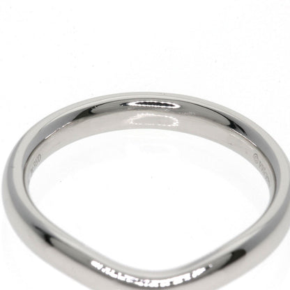 TIFFANY&Co. Curved band Ring Platinum PT950 Ladies [Used]