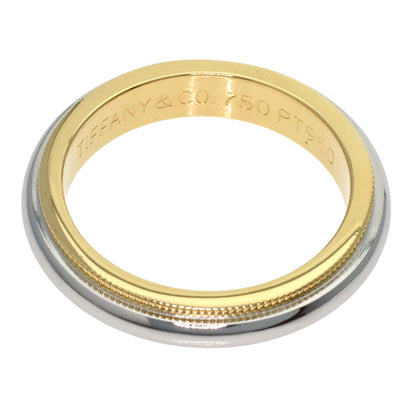 TIFFANY&Co. Milgrain Ring K18 Yellow Gold PT950Ladies [Used]