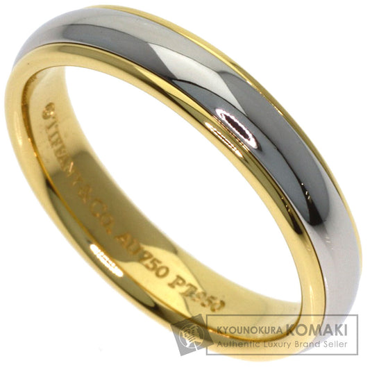 TIFFANY&Co. Lucida band Ring K18 Yellow Gold PT950Ladies [Used]