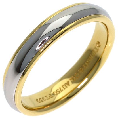 TIFFANY&Co. Lucida band Ring K18 Yellow Gold PT950Ladies [Used]