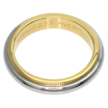 TIFFANY&Co. Milgrain Ring K18 Yellow Gold PT950Ladies [Used]