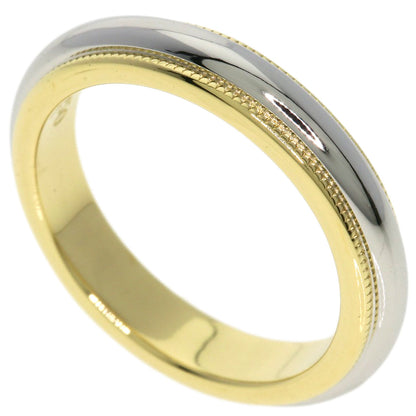 TIFFANY&Co. Milgrain Ring K18 Yellow Gold PT950Ladies [Used]