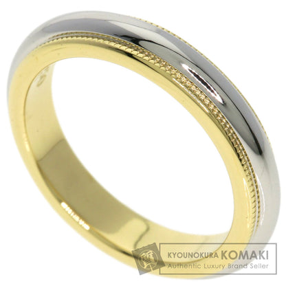 TIFFANY&Co. Milgrain Ring K18 Yellow Gold PT950Ladies [Used]