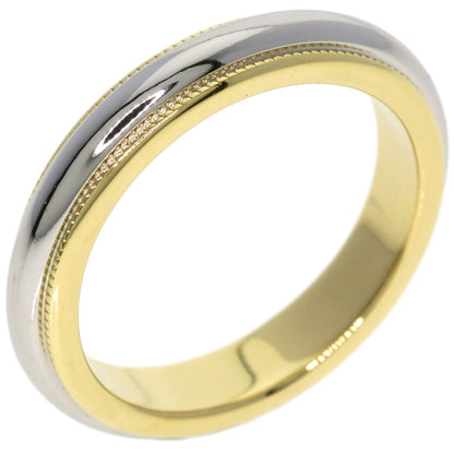 TIFFANY&Co. Milgrain Ring K18 Yellow Gold PT950Ladies [Used]