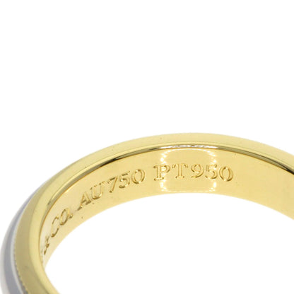 TIFFANY&Co. Milgrain Ring K18 Yellow Gold PT950Ladies [Used]