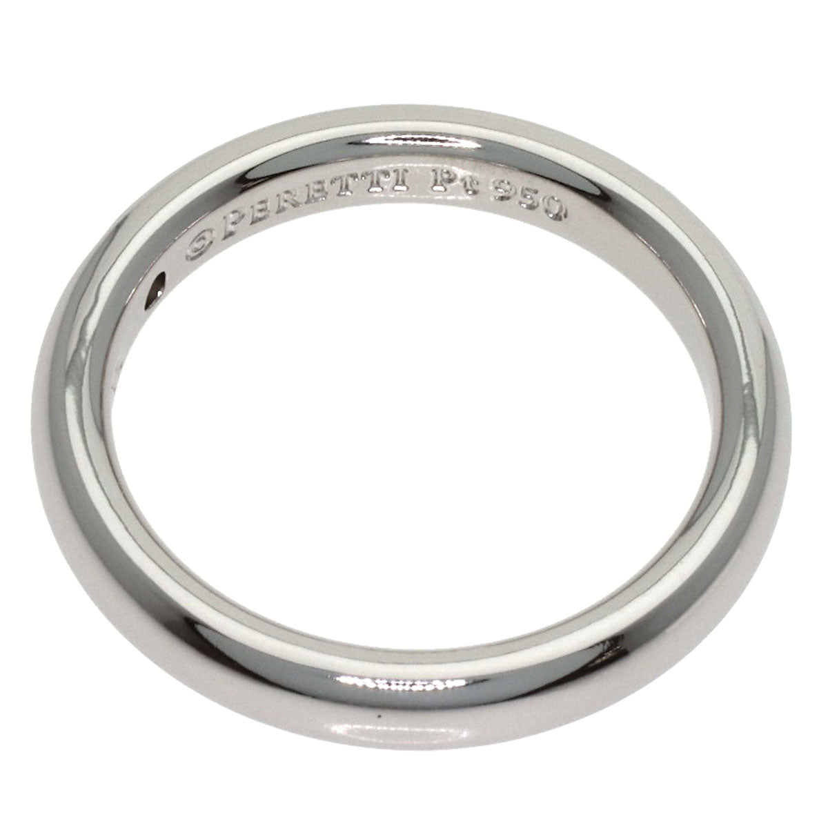 TIFFANY&Co. Classic band 1P Diamond Ring Platinum PT950 Ladies [Used]