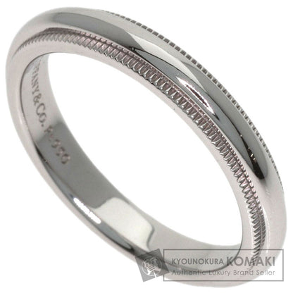 TIFFANY&Co. Milgrain Ring Platinum PT950 Ladies [Used]