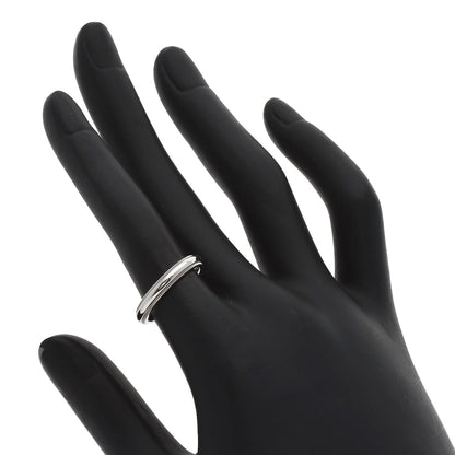 TIFFANY&Co. Milgrain Ring Platinum PT950 Ladies [Used]