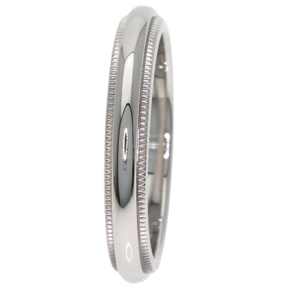 TIFFANY&Co. Milgrain Ring Platinum PT950 Ladies [Used]