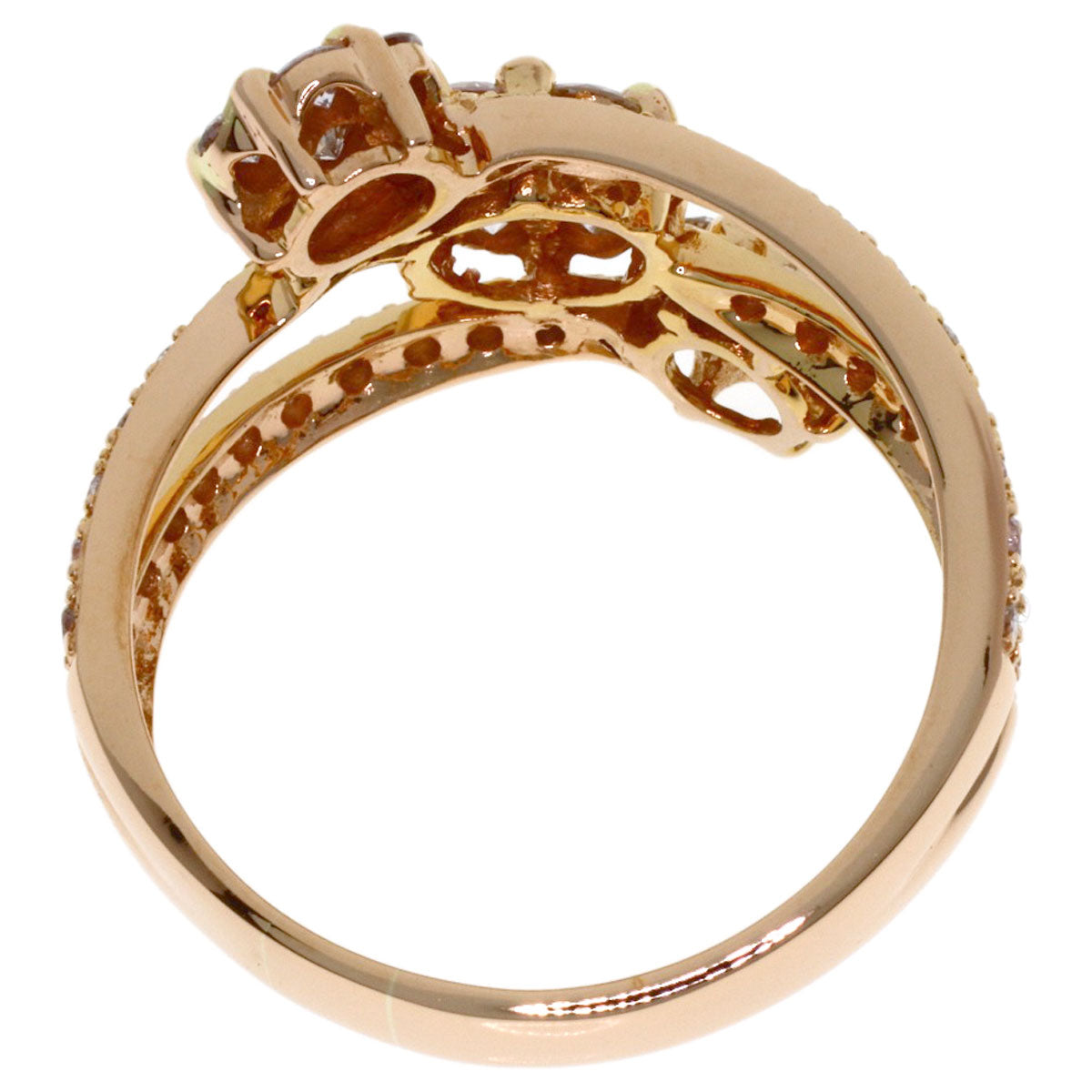 Diamond Jewel Cosmidia Ring K18 Pink Gold 4.6g　Ladies