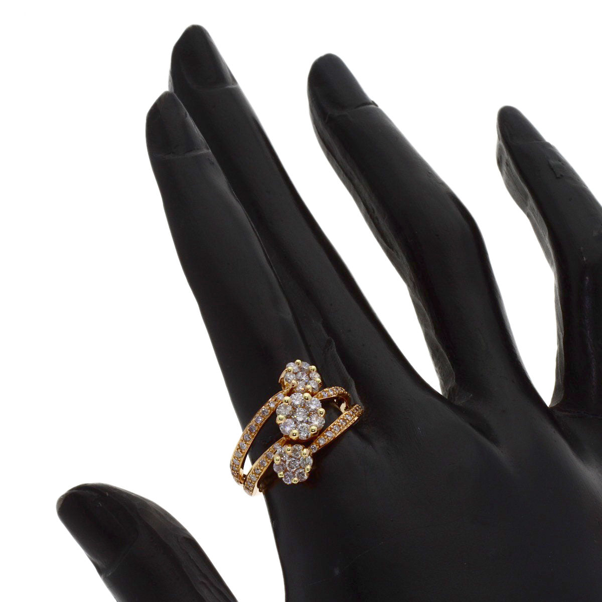 Diamond Jewel Cosmidia Ring K18 Pink Gold 4.6g　Ladies