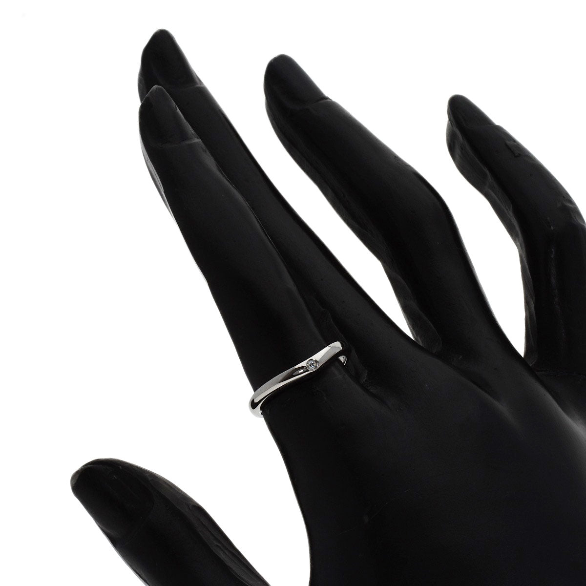 BVLGARI Feddie 1P Diamond Ring Platinum PT950 Ladies [Used]