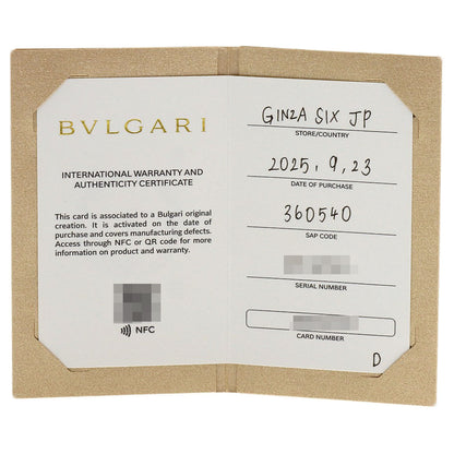 BVLGARI Feddie 1P Diamond Ring Platinum PT950 Ladies [Used]