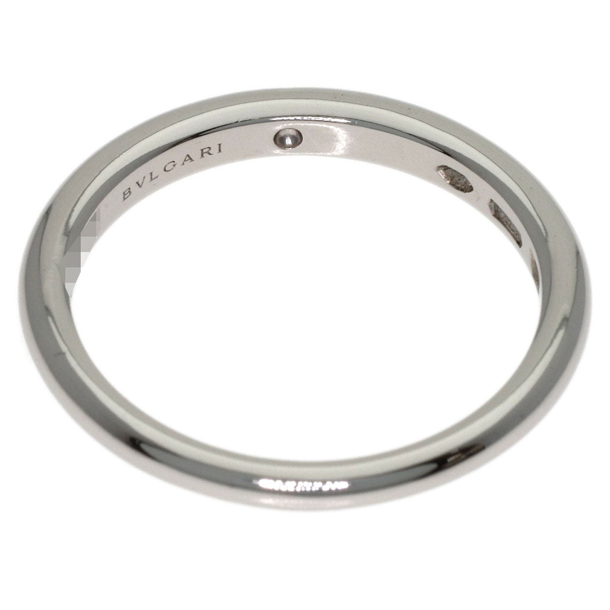 BVLGARI Wedding 1P Diamond Ring Platinum PT950 Ladies [Used]