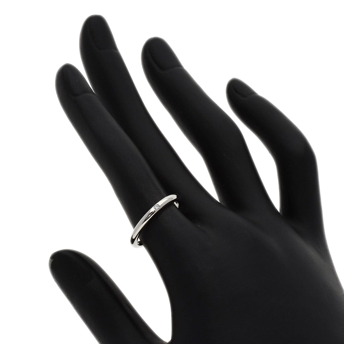 BVLGARI Wedding 1P Diamond Ring Platinum PT950 Ladies [Used]