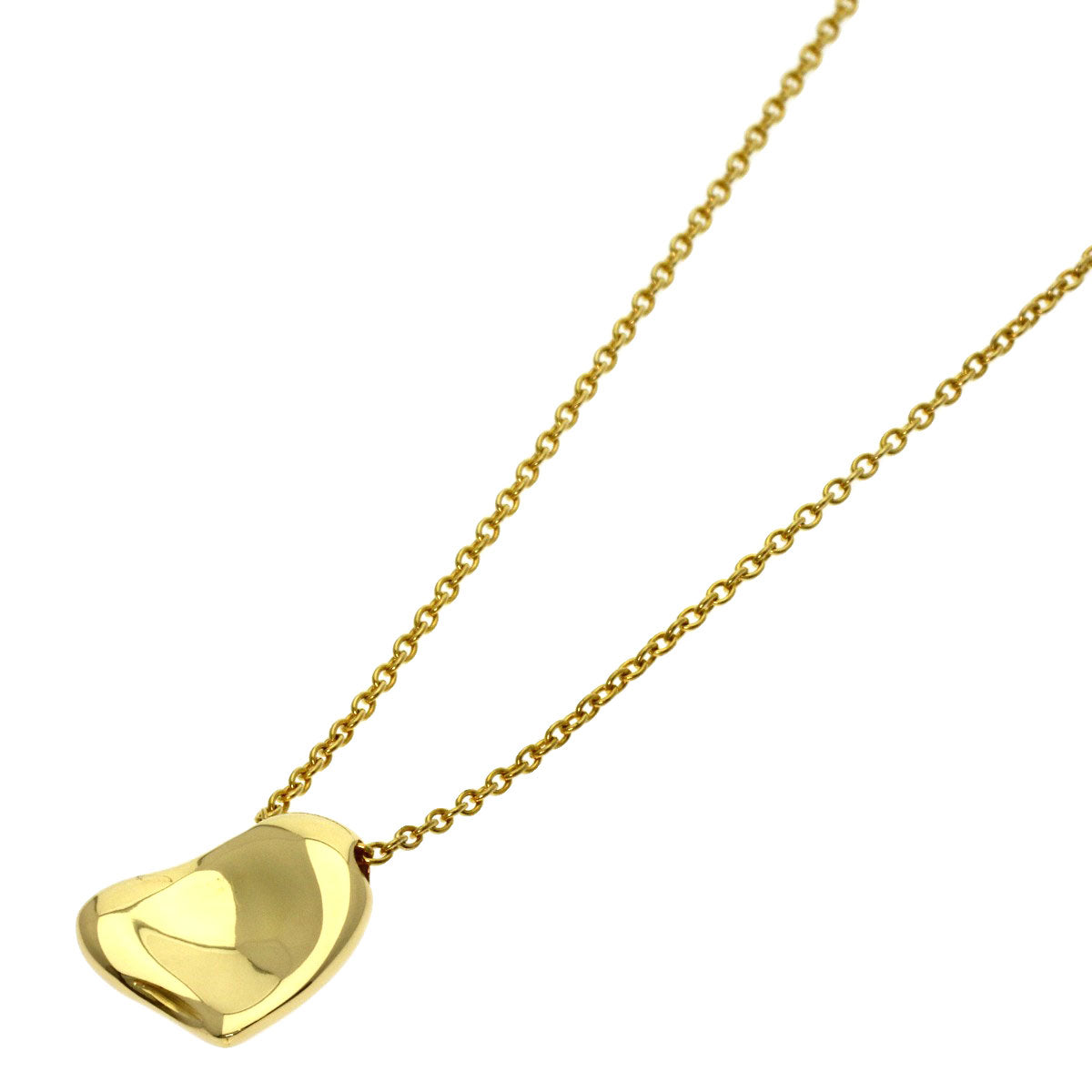 TIFFANY&Co. Full heart Necklace K18 Yellow Gold Ladies [Used]