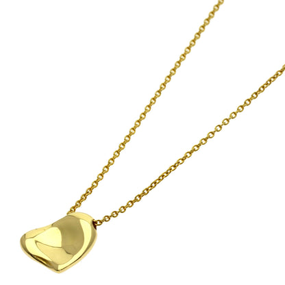 TIFFANY&Co. Full heart Necklace K18 Yellow Gold Ladies [Used]