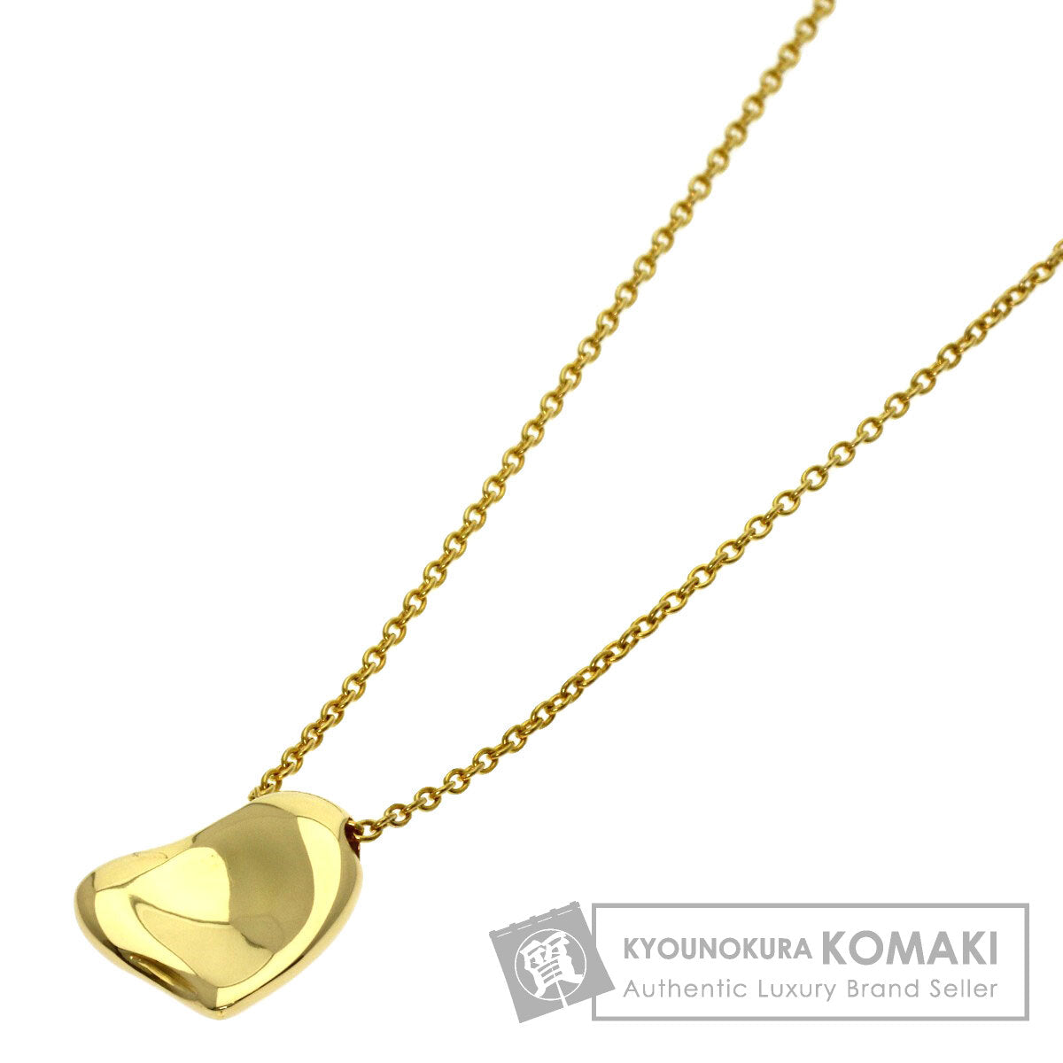 TIFFANY&Co. Full heart Necklace K18 Yellow Gold Ladies [Used]