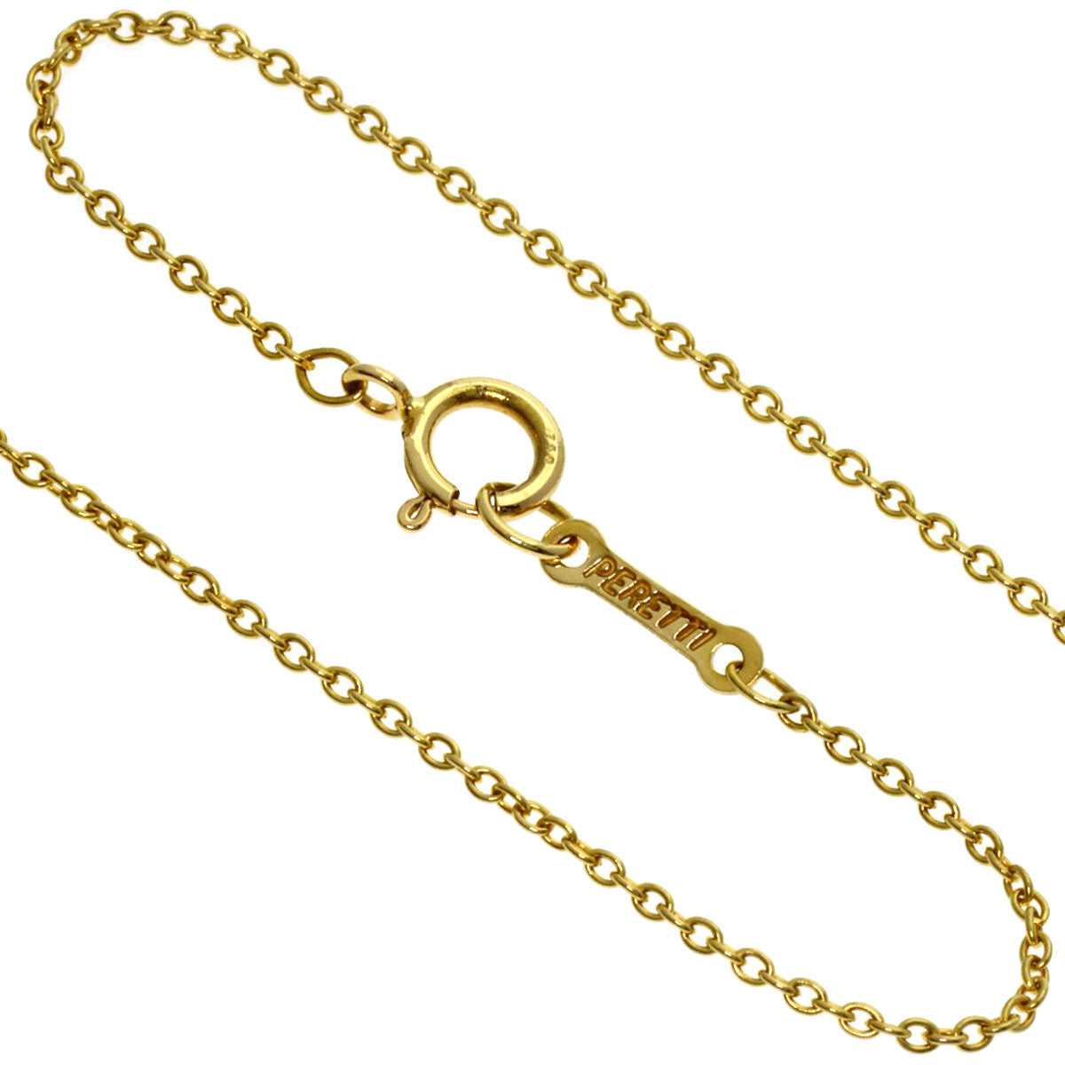 TIFFANY&Co. Full heart Necklace K18 Yellow Gold Ladies [Used]