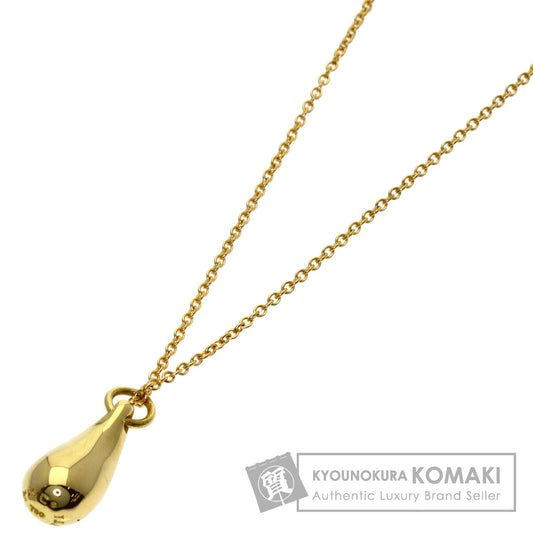 TIFFANY&Co. teardrop Necklace K18 Yellow Gold Ladies [Used]