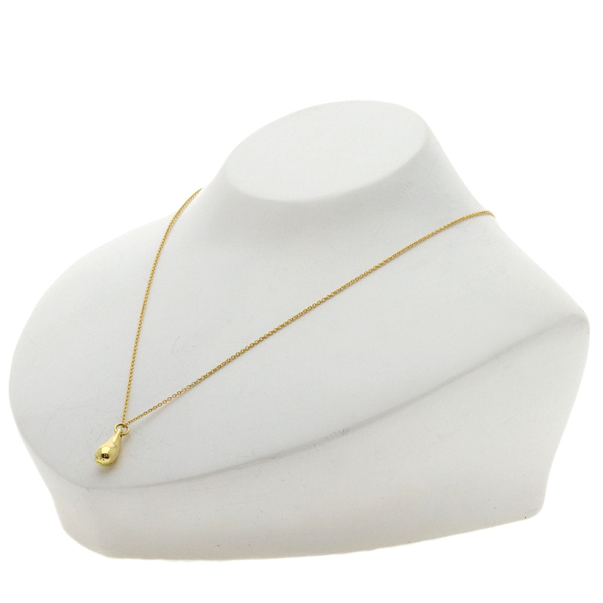 TIFFANY&Co. teardrop Necklace K18 Yellow Gold Ladies [Used]