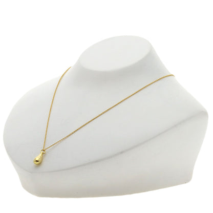 TIFFANY&Co. teardrop Necklace K18 Yellow Gold Ladies [Used]