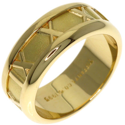 TIFFANY&Co. Atlas Ring K18 Yellow Gold Ladies [Used]