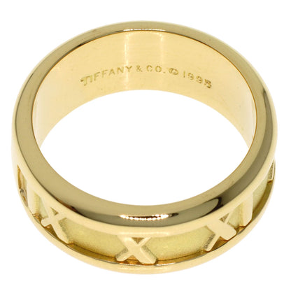 TIFFANY&Co. Atlas Ring K18 Yellow Gold Ladies [Used]