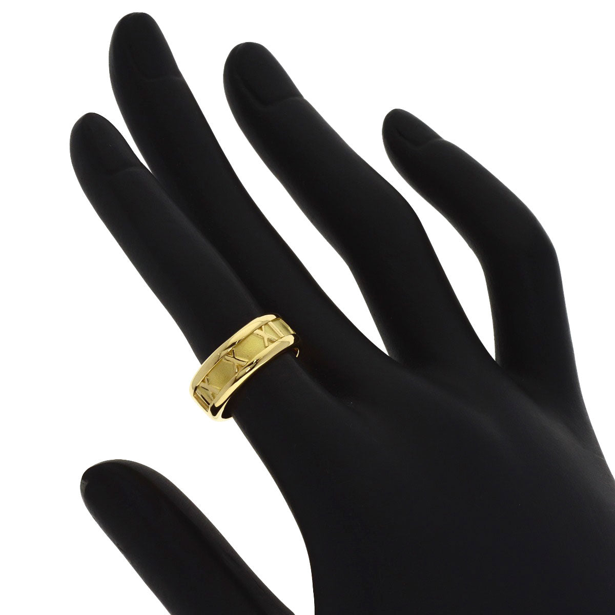 TIFFANY&Co. Atlas Ring K18 Yellow Gold Ladies [Used]