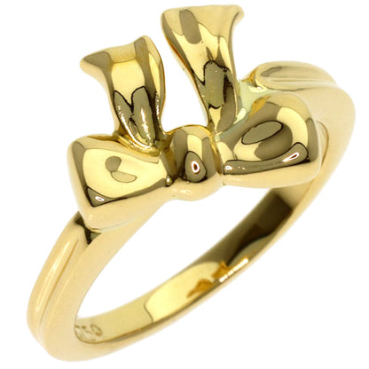 TIFFANY&Co. ribbon Ring K18 Yellow Gold Ladies [Used]