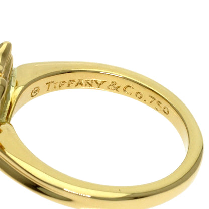 TIFFANY&Co. ribbon Ring K18 Yellow Gold Ladies [Used]
