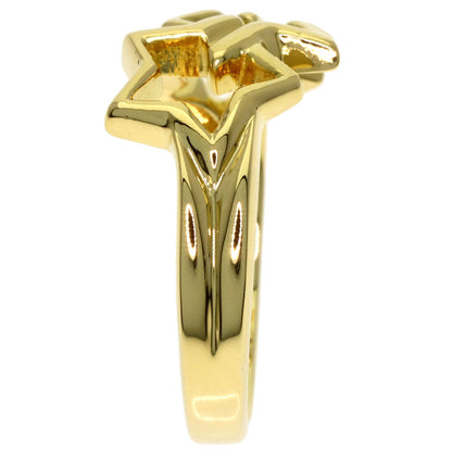 TIFFANY&Co. Triple star Ring K18 Yellow Gold Ladies [Used]