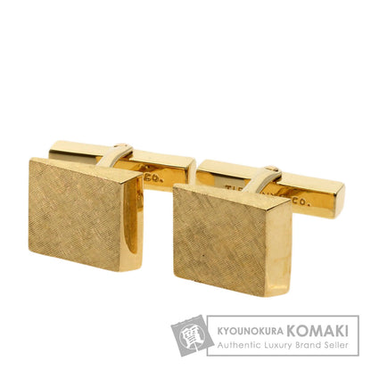 TIFFANY&Co. Square motif cuffs K14 Yellow Gold mens [Used]