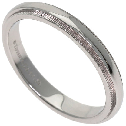TIFFANY&Co. Milgrain Ring Platinum PT950 Ladies [Used]
