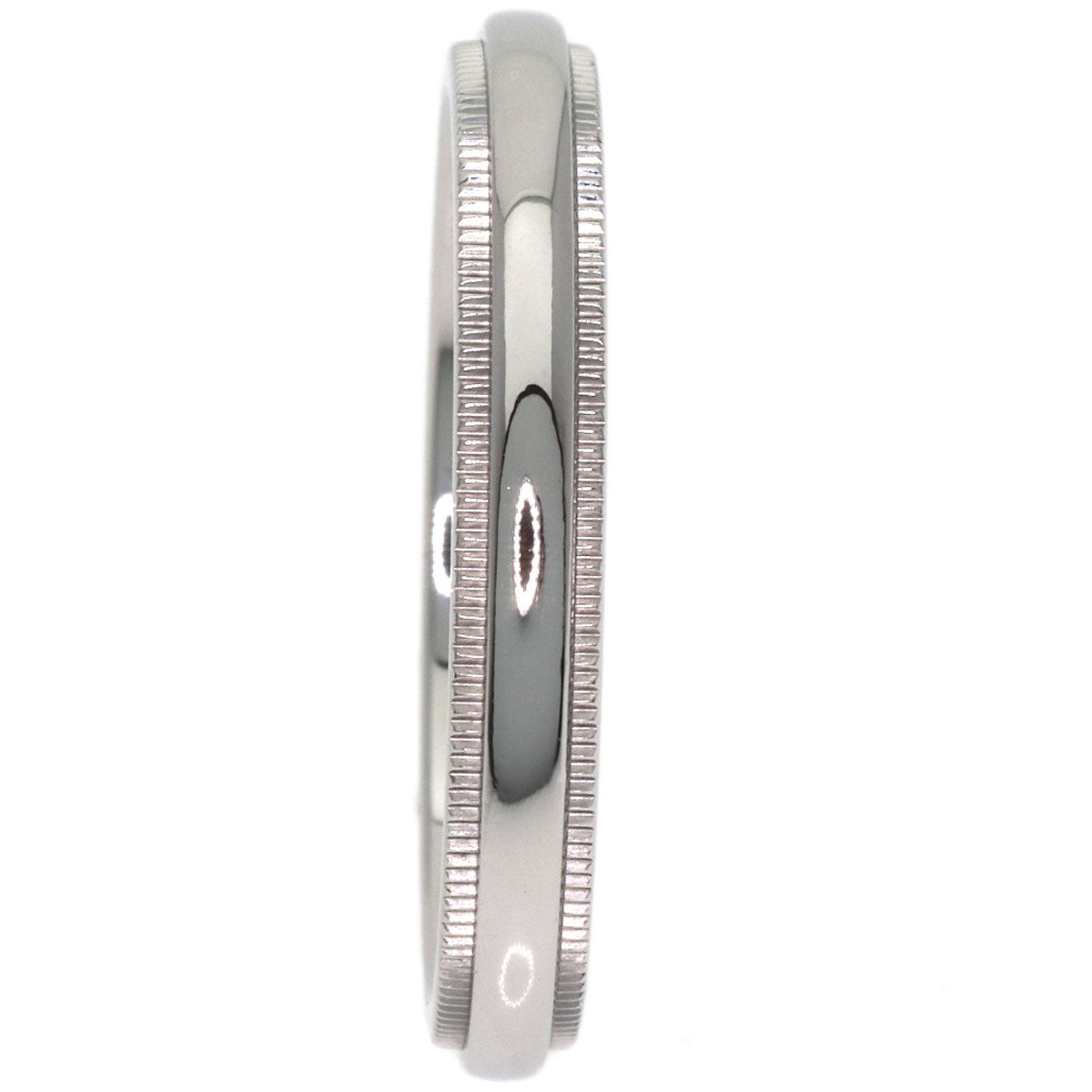 TIFFANY&Co. Milgrain Ring Platinum PT950 Ladies [Used]