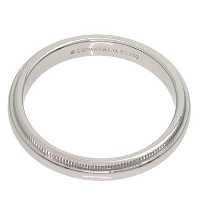 TIFFANY&Co. Milgrain Ring Platinum PT950 Ladies [Used]