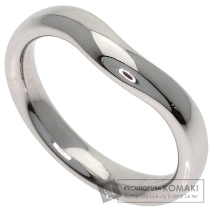 TIFFANY&Co. Curved band Ring Platinum PT950 Ladies [Used]