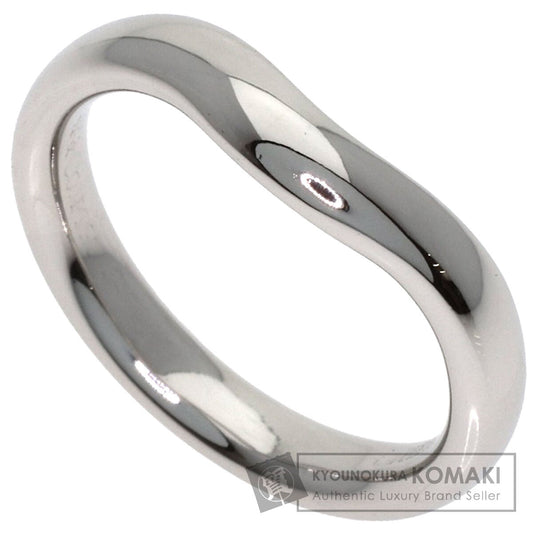 TIFFANY&Co. Curved band Ring Platinum PT950 Ladies [Used]