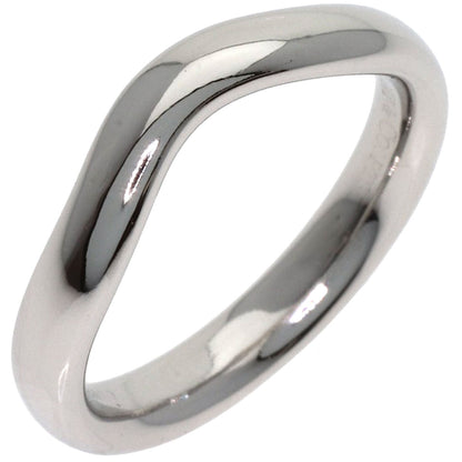 TIFFANY&Co. Curved band Ring Platinum PT950 Ladies [Used]