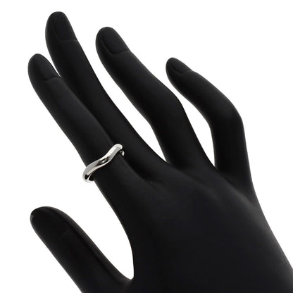 TIFFANY&Co. Curved band Ring Platinum PT950 Ladies [Used]