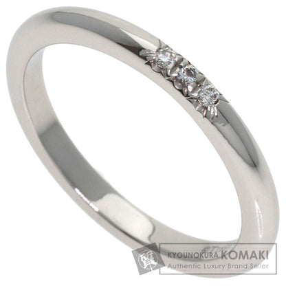 TIFFANY&Co. Forever 3P Diamond Ring Platinum PT950 Ladies [Used]